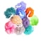 Lavish 10 Pack of Bath Loofah Shower, Small Size Sponge Pouf Body Scrubber Exfoliator Scrubber Ball, Mesh Bath And Shower Sponge