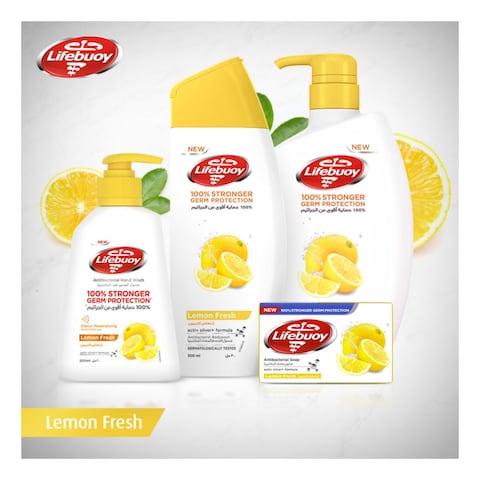 Lifebuoy Antibacterial Body Wash Refreshing For All Skin Types Lemon Fresh 500ml