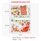 Christmas Window Stickers, Christmas Window Clings, Christmas Window Decor Including Snowflakes, Santa Claus, Reindeer, Snowman, for Christmas Decorations Xmas Party Supplies, 6 PCS (Colourful)