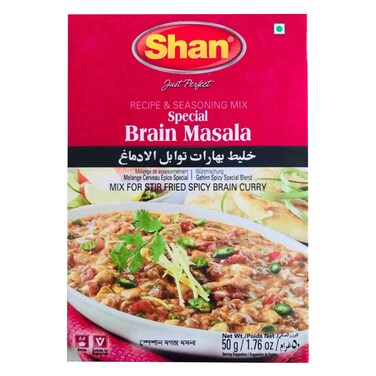 Shan Recipe And Seasoning Mix Brain Masala 50g