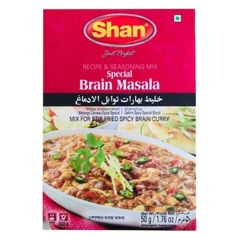 Shan Recipe And Seasoning Mix Brain Masala 50g