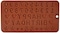 Oem Thin Abc Alphabet Birthday Silicone Mold Candy Chocolate Fondant Tray Mould