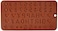 Oem Thin Abc Alphabet Birthday Silicone Mold Candy Chocolate Fondant Tray Mould