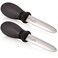 Rockland Guard Oyster Knife Shucker with Non-Slip Easy To Grip Handle (2 Pack)