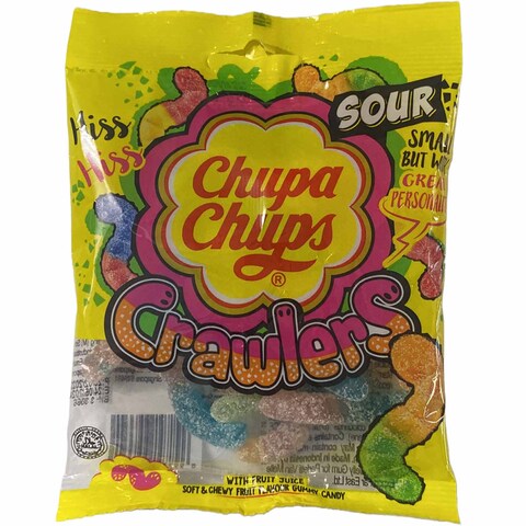 CHUPA CHUPS CRAWLERS JELLY BAG 90G