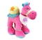 Caravaan - Camel Dark Pink 25cm with Cream Bandana with Pink Happy Birthday Print