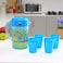 Delcasa Water Jug With 4Pc Glass