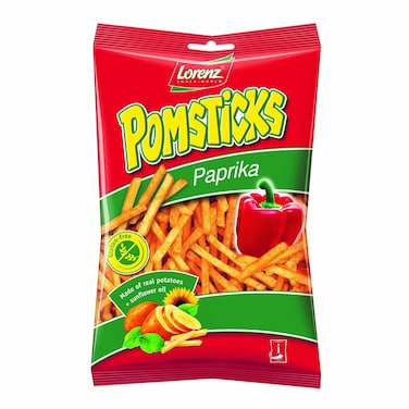 Lorenz Paprika Flavoured Pomsticks 85g