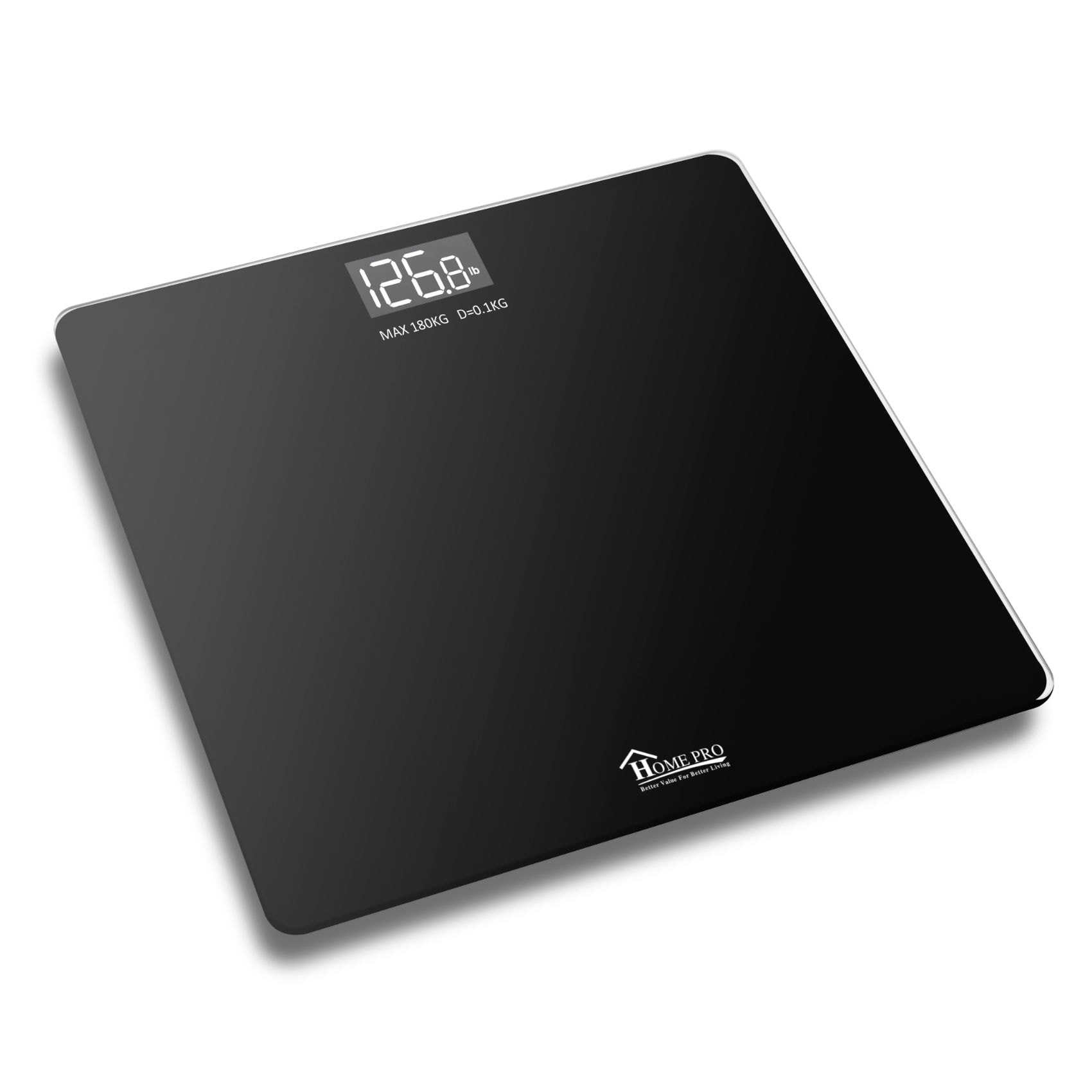 Buy Home Pro Digital Bathroom Scale Black Online | Carrefour UAE
