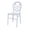 Jilphar Furniture Heart Back Dining Chair JP1331A White