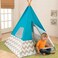 Kidkraft 223 Turquoise Deluxe Play Teepee For Kids Children, 162cm Tall For Indoor And Outdoor