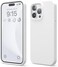 elago Liquid Silicone for iPhone 15 Pro MAX case cover Full Body Protection, Shockproof, Slim, Anti-Scratch Soft Microfiber Lining - White
