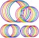 ULTIMAX Set of 12 Speed and Agility Training Rings Sporting Goods Speed/Agility Circles -60cm