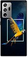 Theodor - Samsung Galaxy Note 20 Ultra Case Cover Parrot In Square Flexible Silicone Cover