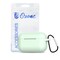 Ozone - Silicone AirPod Pro Case with Hook Keychain Ring Protective Cover for AirPod 3 / Airpod Pro [Front LED Visible] - Light Green