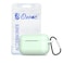 Ozone - Silicone AirPod Pro Case with Hook Keychain Ring Protective Cover for AirPod 3 / Airpod Pro [Front LED Visible] - Light Green