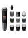 Philips 11 In 1 All In One Trimmer, Series 5000 Grooming Kit, Black/Red, Mg5730/33 (For Beard, Hair &amp; Body With 11 Attachments, Including Nose Trimmer, Self-Sharpening Metal Blades)