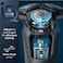 Philips Series 5000 Wet &amp; Dry Men&#39;s Electric Shaver, S5588/30, Deep Black (With Integrated Pop-Up Trimmer, With Advanced SkinIQ, , 60 Mins Run Time)