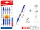 Motarro 0.7mm Tip Gel Ink Retractable Ballpoint Pen 4-Piece Set(MC014-9)