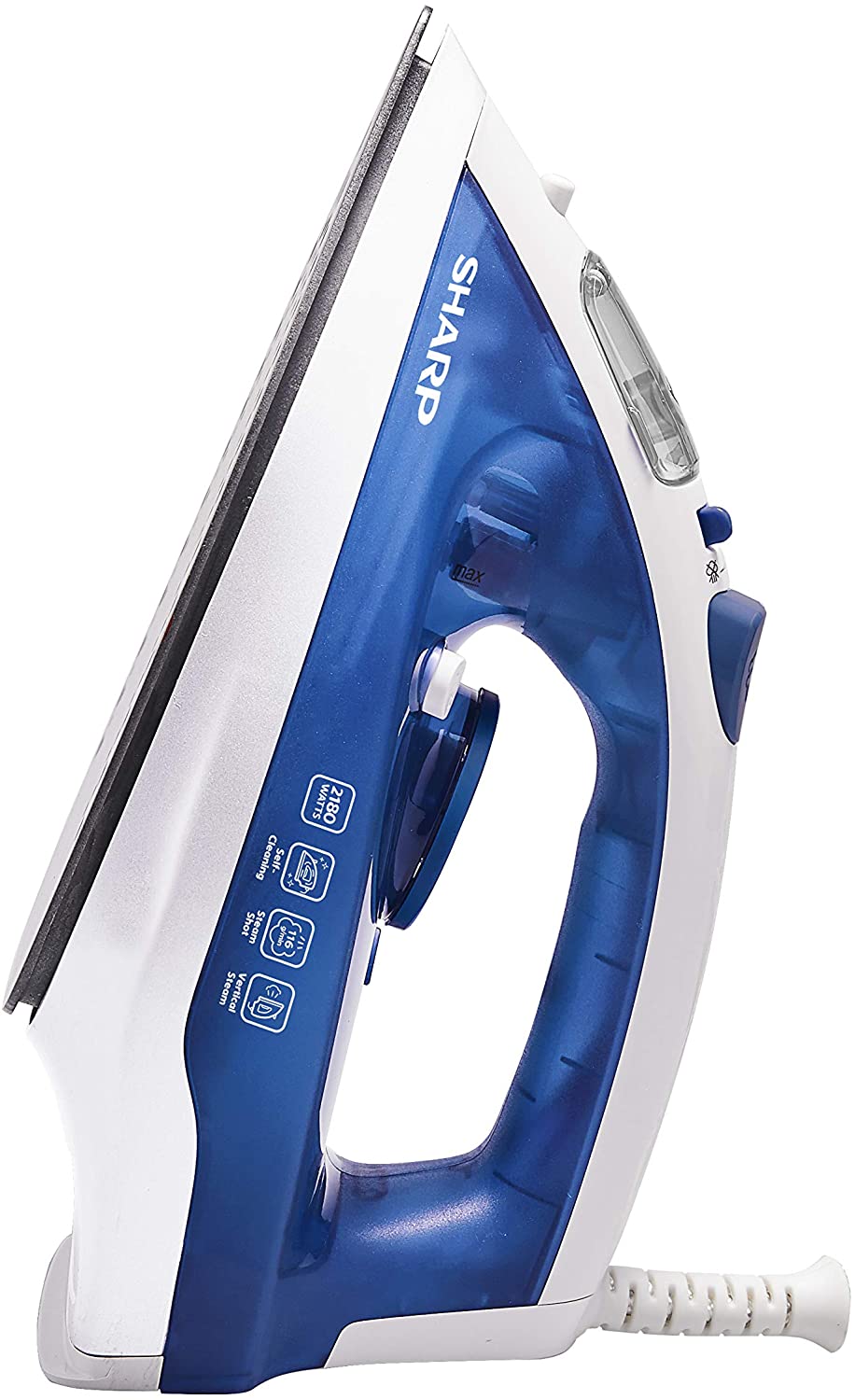 Sharp Vertical Steam Iron 2180W Ei-Su11-B3, Blue/White