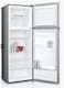Nikai 450L Gross/311 Net, Double Door Refrigerator, with Vegetable Crisper &amp; Adjustable Glass Shelves, Convenient Defrosting and Temperature Control, For Kitchen, Bedroom, Office &amp; Hotels NRF450DN5S