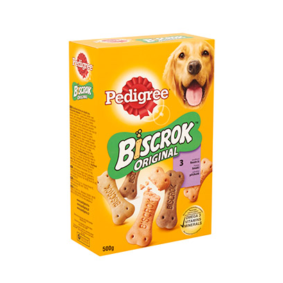 Pedigree Dog Food Biscrok 500Gr