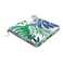 Leaves Printed Square Seat Cushion 42x42x5cm Green