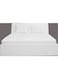 Krude 2-Piece Anti Microbial Fitted Sheet Set Cotton, White 120X200cm