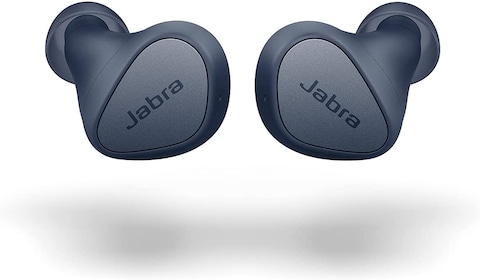 Jabra Elite 3 In Ear Wireless Bluetooth Earbuds &ndash; Noise isolating True Wireless buds with 4 built-in Microphones for Clear Calls, Rich Bass, Customizable Sound, and Mono Mode - Navy