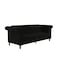 In House Serena 2 In 1 Sofabed Linen Upholstered - Black
