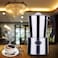 Fitto Hot or Cold Foam Maker Milk Warmer, Stainless Steel Non-Stick Electric Milk Frother for Latte, Kitchen Essential