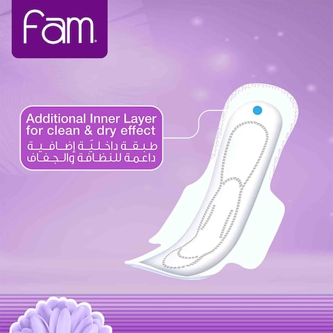 Fam Maxi Sanitary Pad Classic with Wings Super 50 pads