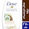 Dove restoring ritual body wash coconut 250 ml + puff