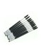 Generic Double-Head Eyebrow Brush Black/Silver