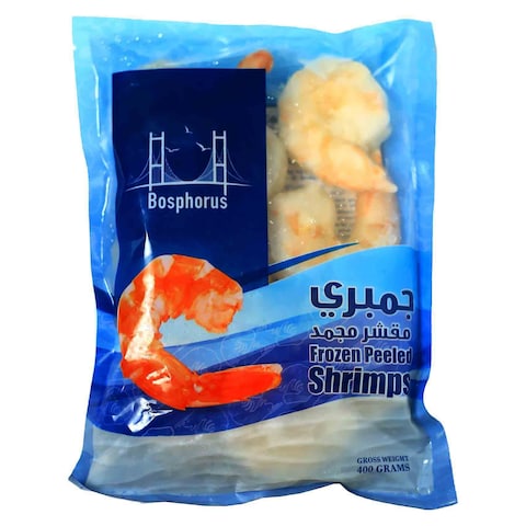 Bosphorus Frozen Peeled Shrimps - Size 80/120 - 400 gram