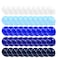 Party Time 50-Pieces 12inch Blue &amp; White Latex Balloons Set, Birthday Balloon Decoration, Helium Balloons For Wedding Baby Shower, Fathers Day Balloon and Birthday Party Decoration - Party Supplies