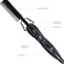 Premium Ceramic Hair Straightener Brush Comb with Auto Shut Off(Black)