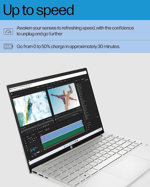 HP Pavilion Aero 13 Laptop, AMD Ryzen 5 5625U, 8 GB RAM, 512 GB SSD, 13&quot; WUXGA IPS Display, Win11 Home, 16:10 Aspect Ratio, Backlit KB, Long Battery Life (13-be1010nr, 2022)-International Version