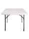 Portable Folding Table White 74x87x87centimeter