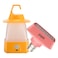 Sanford Rechargeable LED Camping Light and Bulb Combo 2-in-1 Yellow and Pink