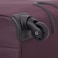 Eminent 4 Wheel Soft Casing Expandable Recycled Cabin Luggage Trolley 55cm Purple&nbsp;V6101