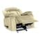 In House Velvet Classic Recliner Chair - Dark Ivory - NZ50