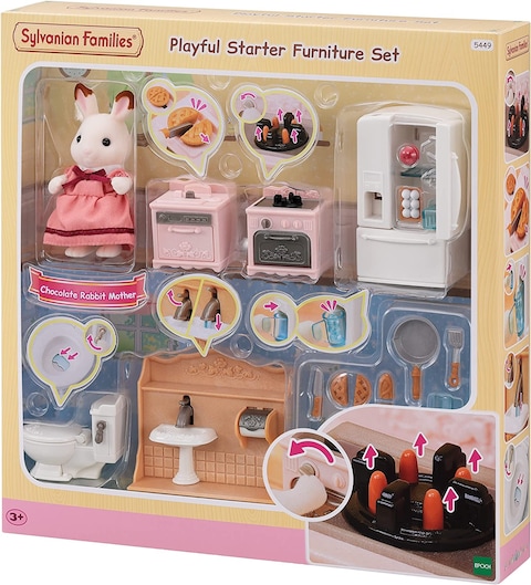 Sylvanian Families 5449 Playful Starter Furniture Set Doll House Accessories