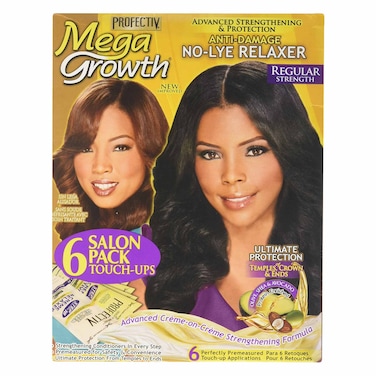 Profectiv Mega Growth Anti-breakage No-lye Relaxer Regular 6 Touch-Up Application Kit