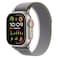 Apple Ultra 2 LTE 49mm Titanium Green And Grey Trail Loop Medium/Large
