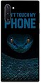 Theodor - Samsung Galaxy Note 10 TPU Case Cover Don'T Touch My Phone Snake Flexible Silicone Cover with Print