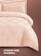 Parry Life 8 Pieces Set Includes 1 Comforter 260 x 240cm 2 Pillow Covers 2 Shawms 1 Bedsheet 2 Cushions