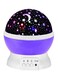 Generic Rotary Flashing Star Moon Projector Night Light