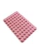 70 Hole Heart Shape Love Candy Silicone Decorating Mold Ice Cube Tray Silicone Chocolate Sugar Paste Tool Cookie Muffin Baking Pan, Pink