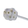Olsenmark 3 Way Power Socket- OMES1807D/ Equipped with PP Fire Proof Housing and Child Safety Shutter/ 3 m Cord, Ideal for Home, Office, etc. to Connect Chargers, Laptops, Lamp and Other Ele